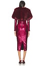 view 4 of 5 The Heiress 2 Pc Sequin Dress in Ruby
