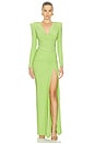 view 1 of 3 We're Not Us Gown in Lime