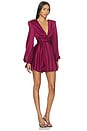 view 2 of 3 ROBE COURTE THE FADING HOUR in Plum