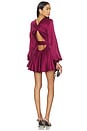 view 3 of 3 ROBE COURTE THE FADING HOUR in Plum