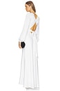 view 3 of 3 The Fading Hour Gown in White