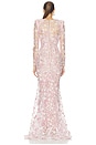 view 3 of 4 VESTIDO LARGO THE DEATH OF ROSES in Blush
