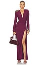 view 1 of 4 The Fragile Night Gown in Plum