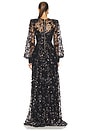 view 3 of 4 ROBE MAXI DEAR HEART in Black