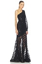 view 2 of 5 VESTIDO REVELADO THE MUSE REVEALED in Black
