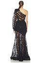 view 5 of 5 VESTIDO REVELADO THE MUSE REVEALED in Black
