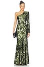 view 1 of 4 VESTIDO LARGO THIS IS NOT HER in Olive