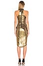 view 3 of 3 Miracle Metallic Dress in Gold