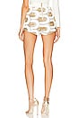 view 3 of 5 Earth Girl Short in White & Gold
