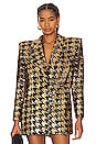 view 2 of 6 CHAQUETA DOWN IN FLAMES in Black/gold