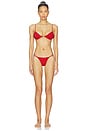 view 4 of 4 BAS DE MAILLOT DE BAIN PETIT in Vermilion Red