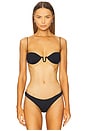 view 1 of 4 Fine Strap Wire Balconette Top in Black