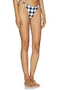 view 2 of 4 Classic Side Tie Bikini Bottom in Check