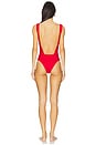 view 4 of 4 Arpoador One Piece Swimsuit in Vermilion Red