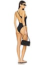 view 1 of 4 Leme Asymmetric One Piece Swimsuit in Black