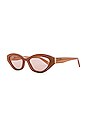 view 2 of 3 Prima Oval Frame in Camel