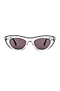 view 1 of 3 Celeste Cateye Sunglasses in Black