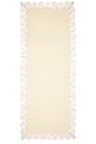 view 2 of 3 ACCESORIOS LACE SILK STOLE in Cream