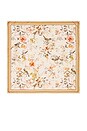 view 2 of 2 ACCESSOIRES PRINTED SILK SQUARE in Cream Songbird