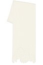view 1 of 2 Merino Lace Scarf in Cream