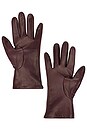 view 2 of 2 GUANTES LEATHER in Burgundy