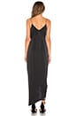 view 3 of 3 Sueded Silk Underwire Long Dress in Black