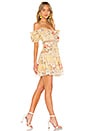 view 2 of 3 Melody Off Shoulder Dress in Mustard Floral
