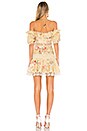 view 3 of 3 Melody Off Shoulder Dress in Mustard Floral