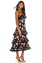view 2 of 3 Honour Tiered Tie Dress in Black Floral