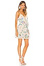 view 2 of 3 Verity Scallop Dress in Cream Floral