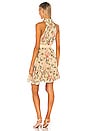 view 4 of 4 Kirra Short Halter Dress in Peach Magnolia