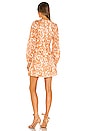 view 3 of 3 MINIVESTIDO PEGGY in Orange Paisley