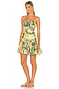 view 3 of 4 Juliette Cut Out Flip Dress in Yellow Aloha