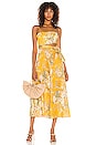 view 1 of 4 Amelie Scarf Tie Dress in Amber Floral