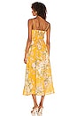 view 4 of 4 Amelie Scarf Tie Dress in Amber Floral