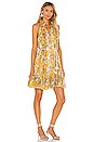 view 2 of 4 Poppy Short Halter Dress in Sunshine Floral