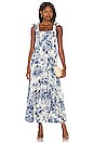 view 1 of 3 ROBE ALIANE in Blue Floral