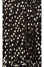 view 4 of 4 Lurex Wrap Mini Dress in Black & Gold