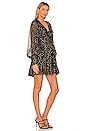 view 2 of 4 VESTIDO LUREX WRAP MINI in Black