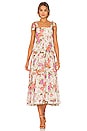 view 1 of 3 Pattie Tie Shoulder Dress in Ivory Floral