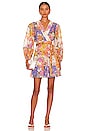 view 1 of 3 Wrap Mini Dress in Spliced