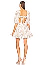 view 3 of 3 Puff Sleeve Mini Dress in Bouquet Floral