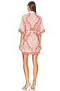 view 3 of 3 Relaxed Shirt Dress in Rose Baroque Floral