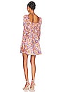 view 3 of 3 Violet Twist Front Mini Dress in Purple Multi Floral