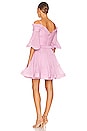 view 3 of 3 Pleated Off Shoulder Mini Dress in Lilac