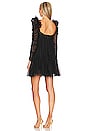 view 3 of 3 Tulle Ruched Mini Dress in Black