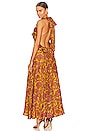 view 1 of 3 Tiggy Halter Maxi Dress in Yellow & Peach Paisley
