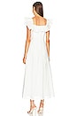 view 3 of 3 Cira Ruffle Midi Dress in Ivory