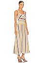 view 2 of 4 Vitali Multi Stripe Knit Dress in Yellow Multi Stripe