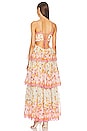 view 3 of 3 Laurel Frill Midi Dress in Pink & Green Floral